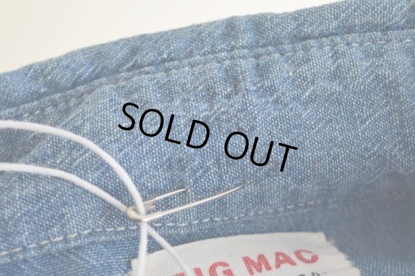 画像6: 1960s BIG MAC シャンブレーンシャツ　 表記15-15 1/2 