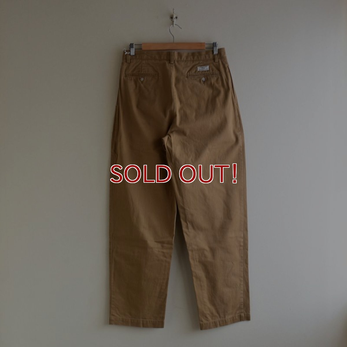 画像2: Polo by RalphLauren ツータックチノトラウザー　 "ANDREW PANT"　 表記33×32  (2)