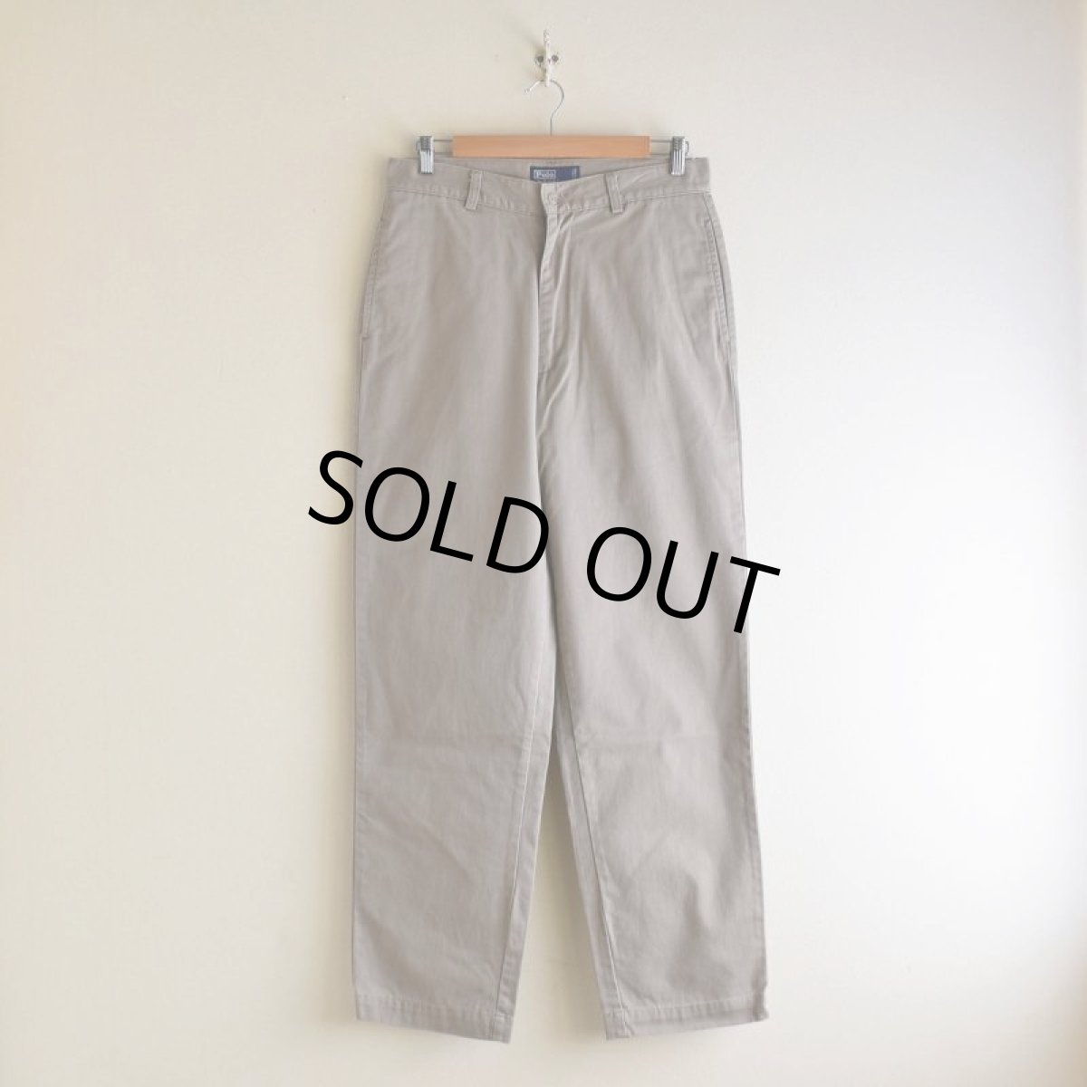 画像1: Polo by RalphLauren チノトラウザー　 表記32×32  (1)