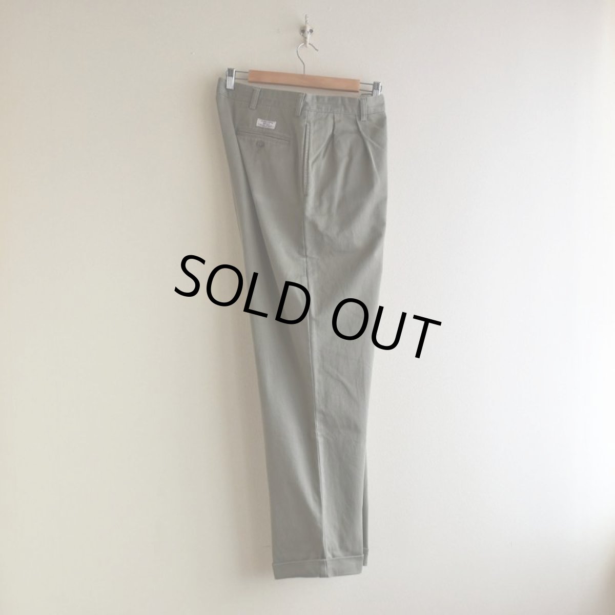 画像3: Polo by RalphLauren ツータックチノトラウザー　 "HAMMOND PANT"　 表記35×30  (3)