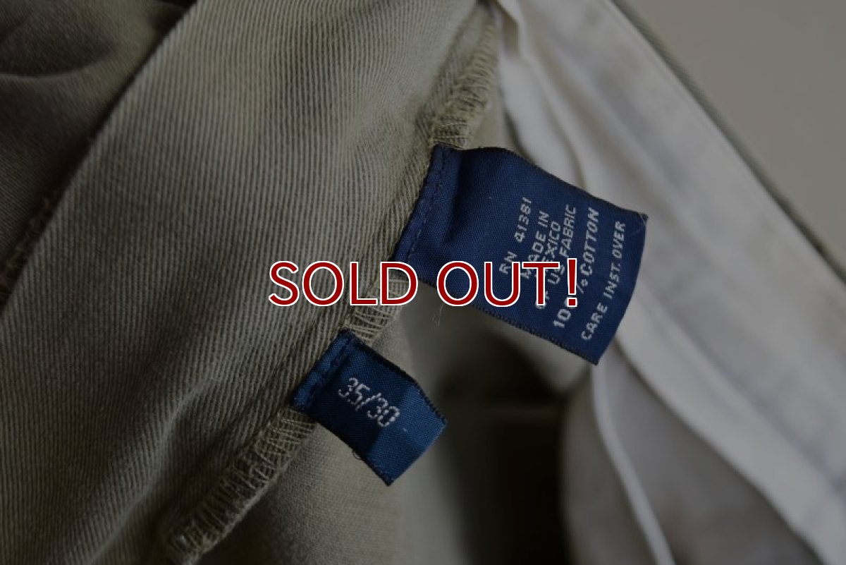 画像5: Polo by RalphLauren ツータックチノトラウザー　 "HAMMOND PANT"　 表記35×30  (5)