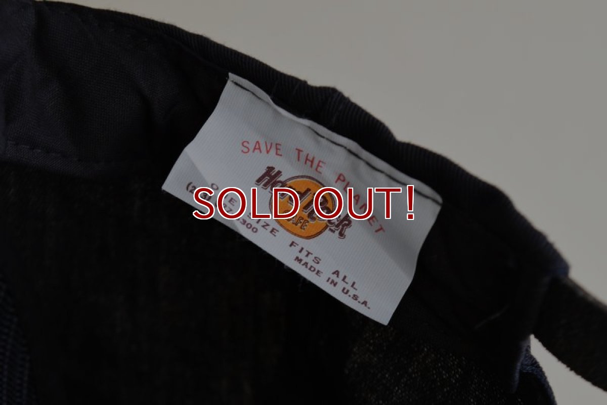 画像5: 1990s Hard Rock CAFE キャップ　 "MADE IN USA"　 表記ONE SIZE FITS ALL  (5)