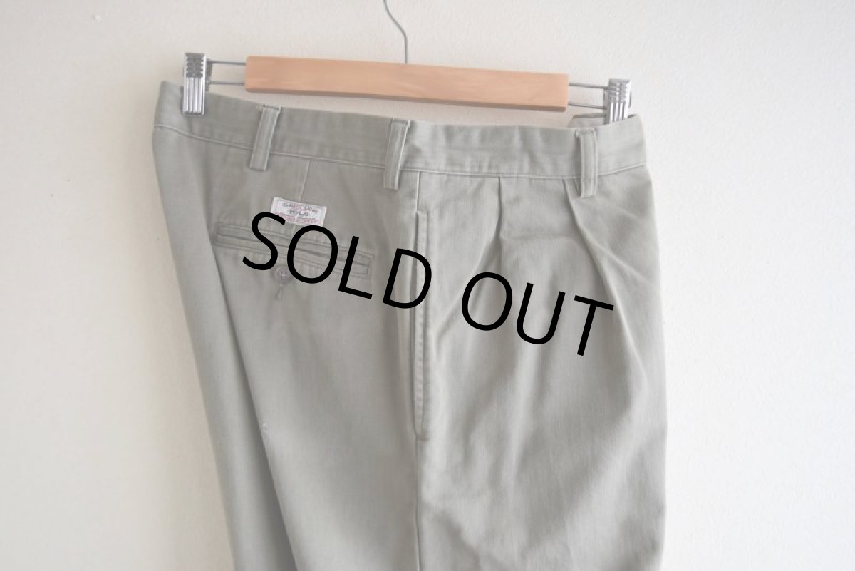 画像9: Polo by RalphLauren ツータックチノトラウザー　 "HAMMOND PANT"　 表記35×30  (9)
