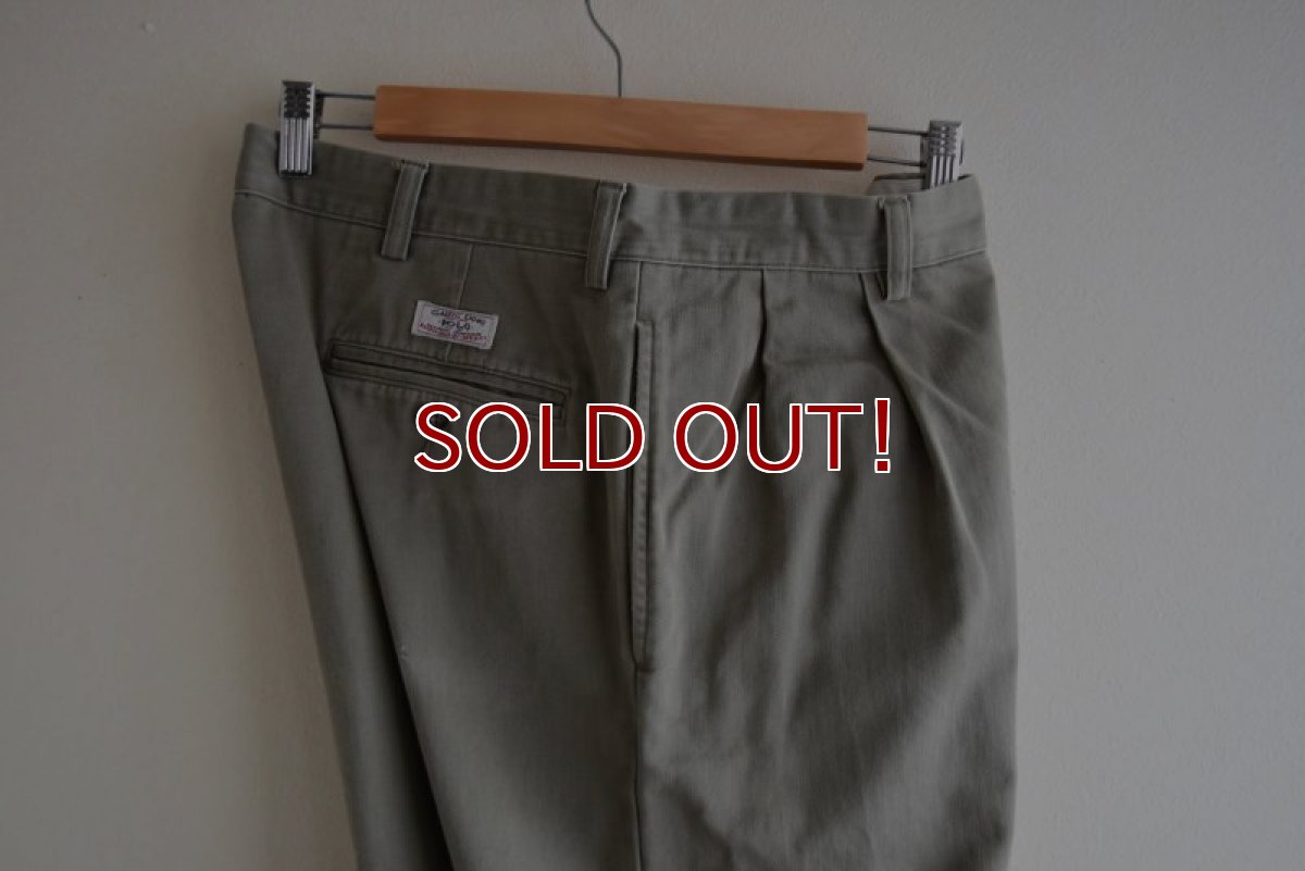 画像9: Polo by RalphLauren ツータックチノトラウザー　 "HAMMOND PANT"　 表記35×30  (9)