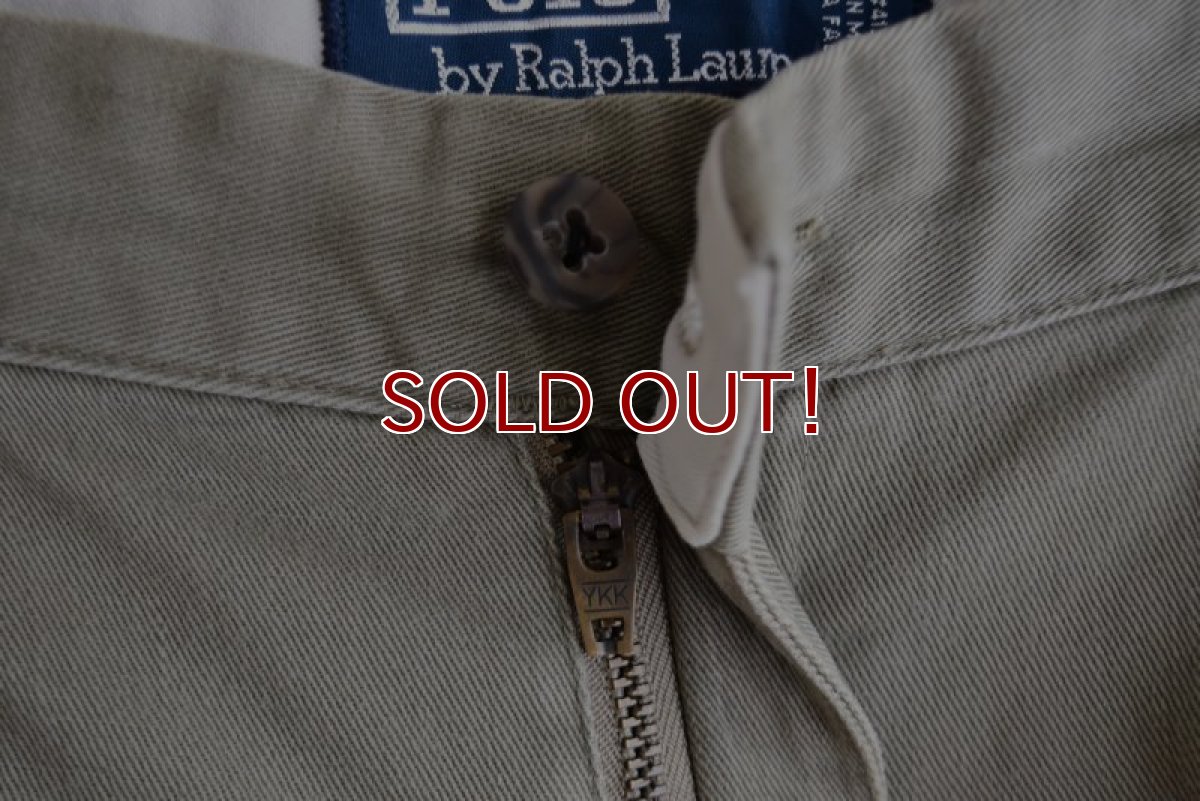画像7: Polo by RalphLauren ツータックチノトラウザー　 "HAMMOND PANT"　 表記35×30  (7)
