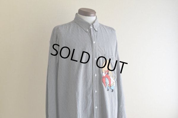 画像6: 1990s ACME CLOTHING CO. LOONEY TUNES チェックシャツ  表記L