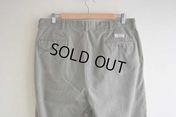 画像8: Polo by RalphLauren ツータックチノトラウザー　 "HAMMOND PANT"　 表記35×30 