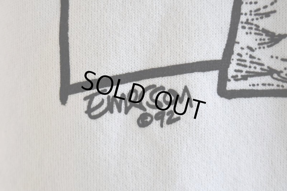 画像10: 1990s LISTEN HONEY 'cat woman' アートスウェット　 "MADE IN USA"　 表記M  (10)