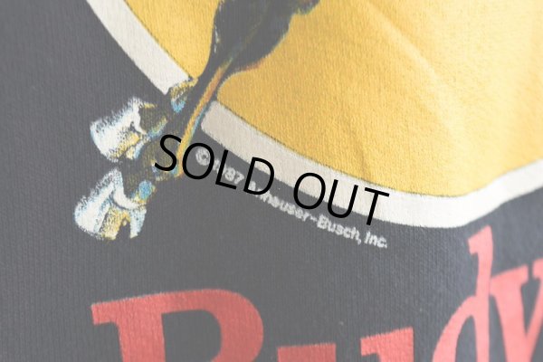 画像10: 1980s Budweiser SALUTES YOU！ ARMY プリントスウェット　 "MADE IN USA"　 表記L 