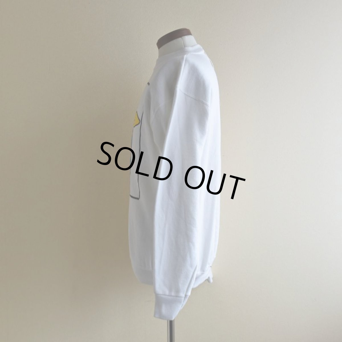 画像4: 1990s LISTEN HONEY 'cat woman' アートスウェット　 "MADE IN USA"　 表記M  (4)