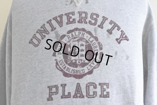 画像8: POLO RALPH LAUREN 両Vフロッキースウェット　 "はめ込み両V"　 表記M 