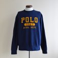 画像1: POLO RALPH LAUREN 両Vフロッキースウェット　<br>表記M<br> (1)