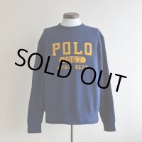 POLO RALPH LAUREN 両Vフロッキースウェット　 表記M 