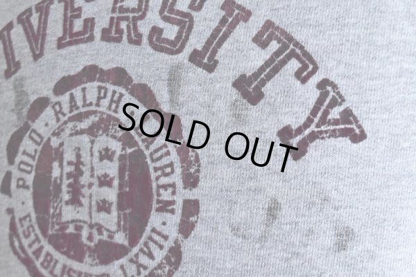 画像9: POLO RALPH LAUREN 両Vフロッキースウェット　 "はめ込み両V"　 表記M 