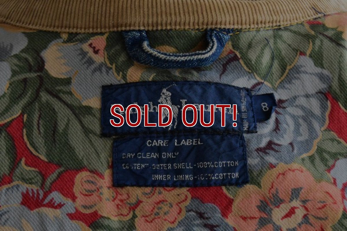 画像7: 1990s Ralph Lauren 1st TYPE デニムジャケット　 "バックシンチ付き"　 表記8  (7)