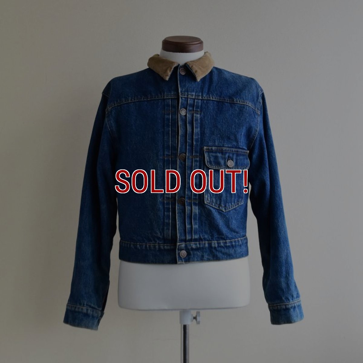 画像1: 1990s Ralph Lauren 1st TYPE デニムジャケット　 "バックシンチ付き"　 表記8  (1)