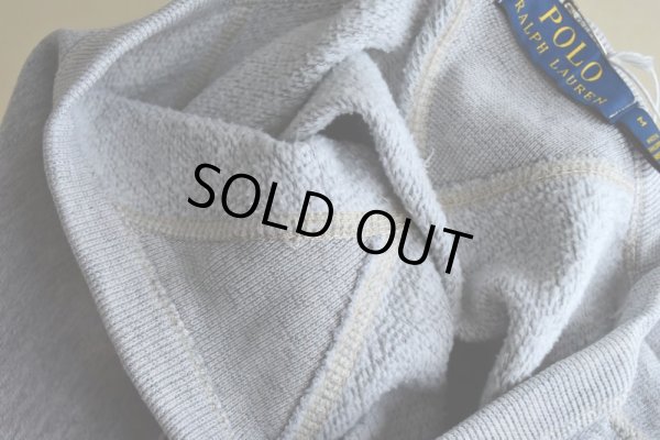 画像14: POLO RALPH LAUREN 両Vフロッキースウェット　 "はめ込み両V"　 表記M 