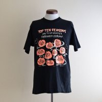1990s Halloween 蓄光プリントTシャツ　 "MADE IN USA"　 表記L 
