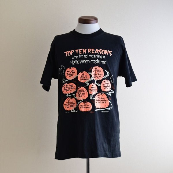 画像1: 1990s Halloween 蓄光プリントTシャツ　 "MADE IN USA"　 表記L 