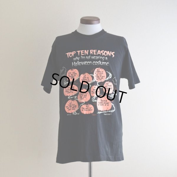 画像1: 1990s Halloween 蓄光プリントTシャツ　 "MADE IN USA"　 表記L 