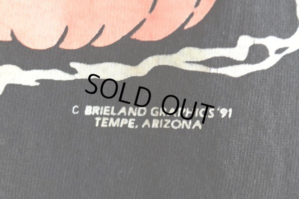 画像10: 1990s Halloween 蓄光プリントTシャツ  "MADE IN USA"  表記L