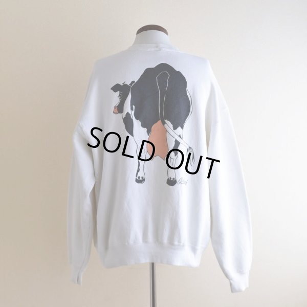 画像3: 1990s OLDLAND COW 両面プリントスウェット  "MADE IN USA"  表記XL