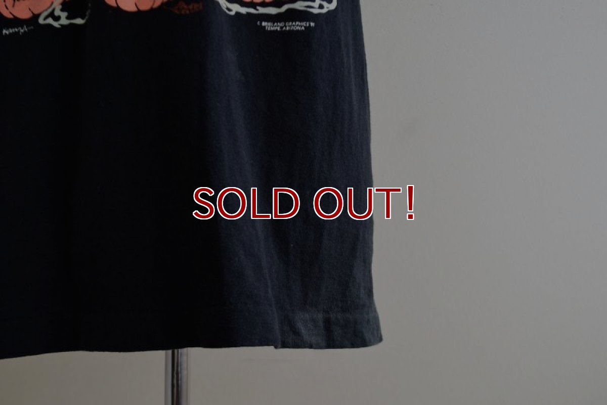 画像11: 1990s Halloween 蓄光プリントTシャツ　 "MADE IN USA"　 表記L  (11)