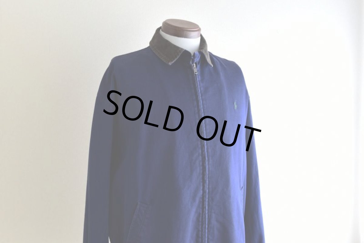 画像6: Polo by RalphLauren チンスト付きコットンジャケット　 "襟コーデュロイ"　 表記M  (6)