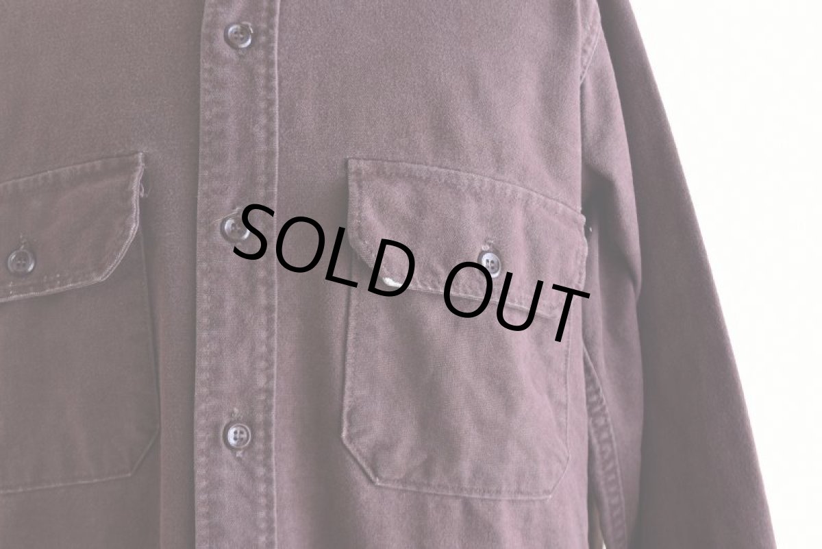 画像8: 1970s Woolrich シャモアクロスシャツ　 "MADE IN USA"　 実寸ML  (8)