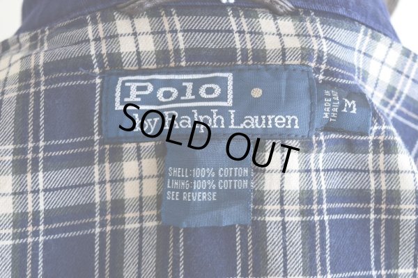 画像5: Polo by RalphLauren チンスト付きコットンジャケット　 "襟コーデュロイ"　 表記M 