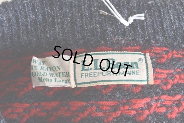 画像5: 1980s L.L.Bean バーズアイセーター  "MADE IN NORWAY"  表記L