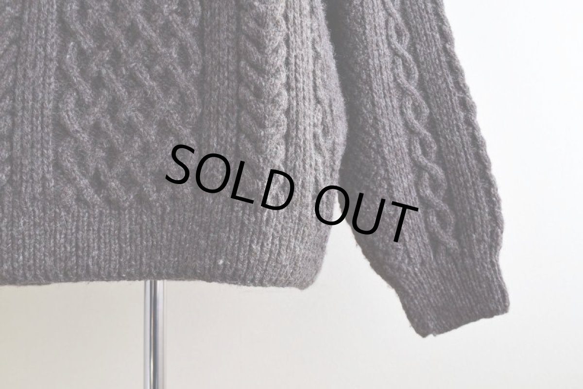 画像10: Janette Murray フィッシャーマンセーター　 "MADE IN SCOTLAND"　 実寸L  (10)