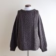 画像1: Janette Murray フィッシャーマンセーター　<br>"MADE IN SCOTLAND"　<br>実寸L<br> (1)