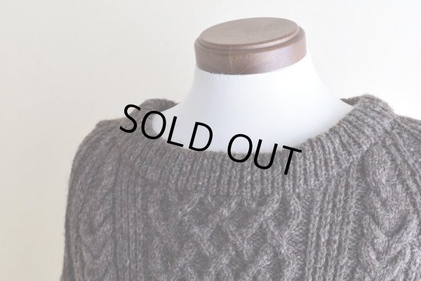 画像7: Janette Murray フィッシャーマンセーター  "MADE IN SCOTLAND"  実寸L