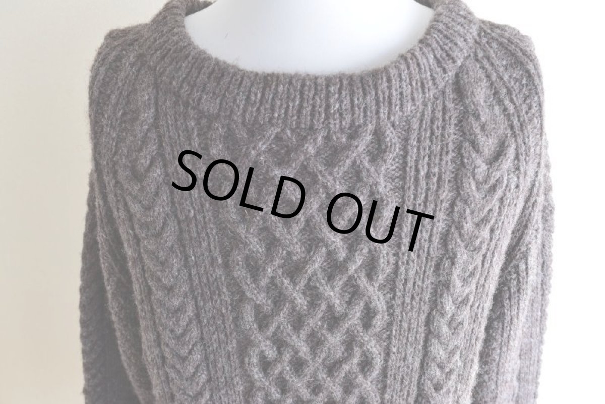 画像8: Janette Murray フィッシャーマンセーター　 "MADE IN SCOTLAND"　 実寸L  (8)