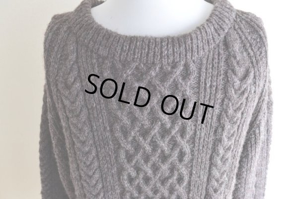 画像8: Janette Murray フィッシャーマンセーター  "MADE IN SCOTLAND"  実寸L