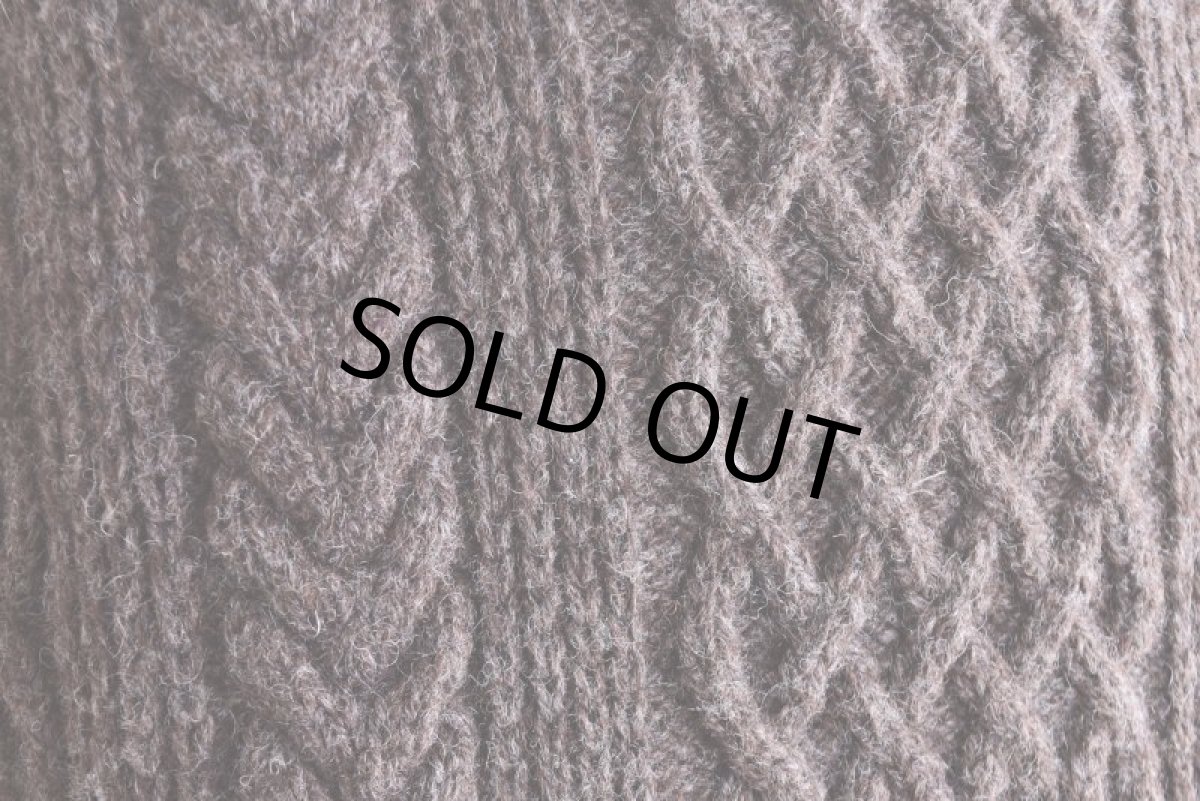 画像9: Janette Murray フィッシャーマンセーター　 "MADE IN SCOTLAND"　 実寸L  (9)