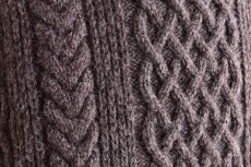 画像9: Janette Murray フィッシャーマンセーター　 "MADE IN SCOTLAND"　 実寸L  (9)