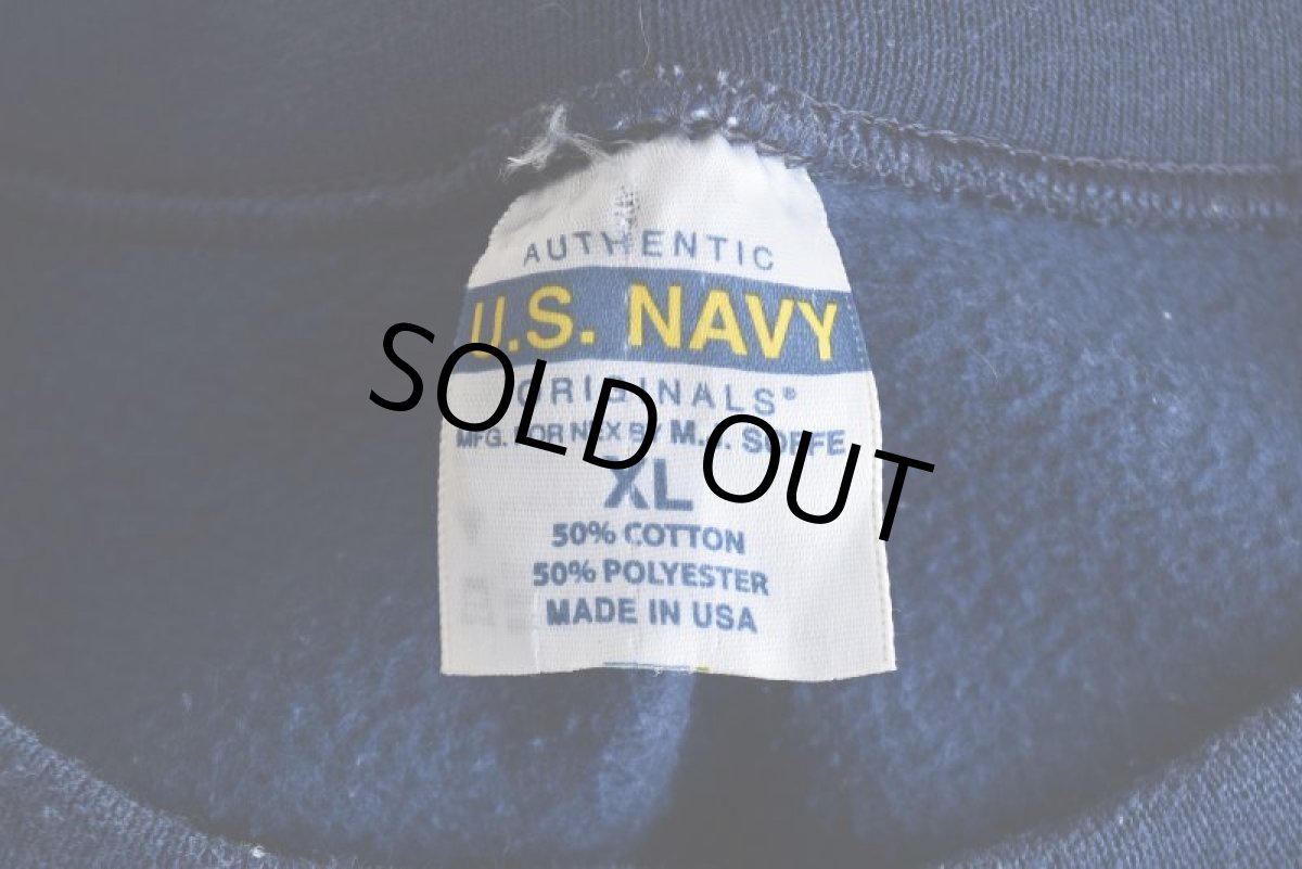 画像5: US.NAVY スウェット　 "MADE IN USA"　 表記XL  (5)