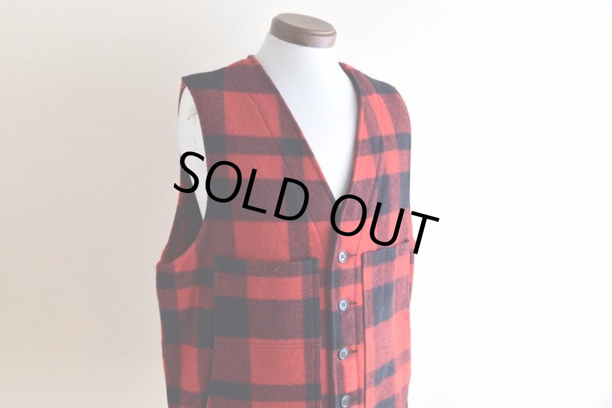 画像6: 1990s FILSON マッキーノウールベスト　 "MADE IN USA"　 実寸L〜  (6)