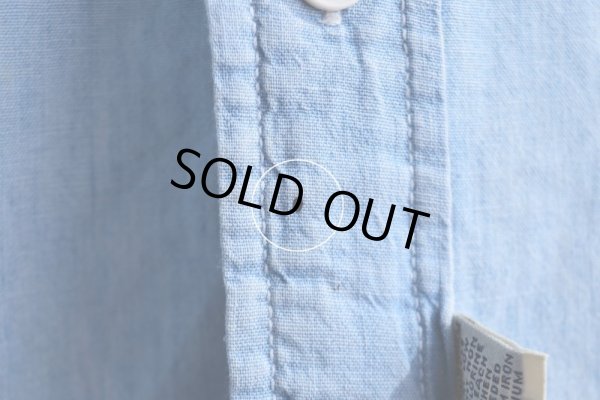 画像15: 1980-90s Polo RALPH LAUREN ガチャポケシャンブレーシャツ　 "MADE IN USA"　 表記S 