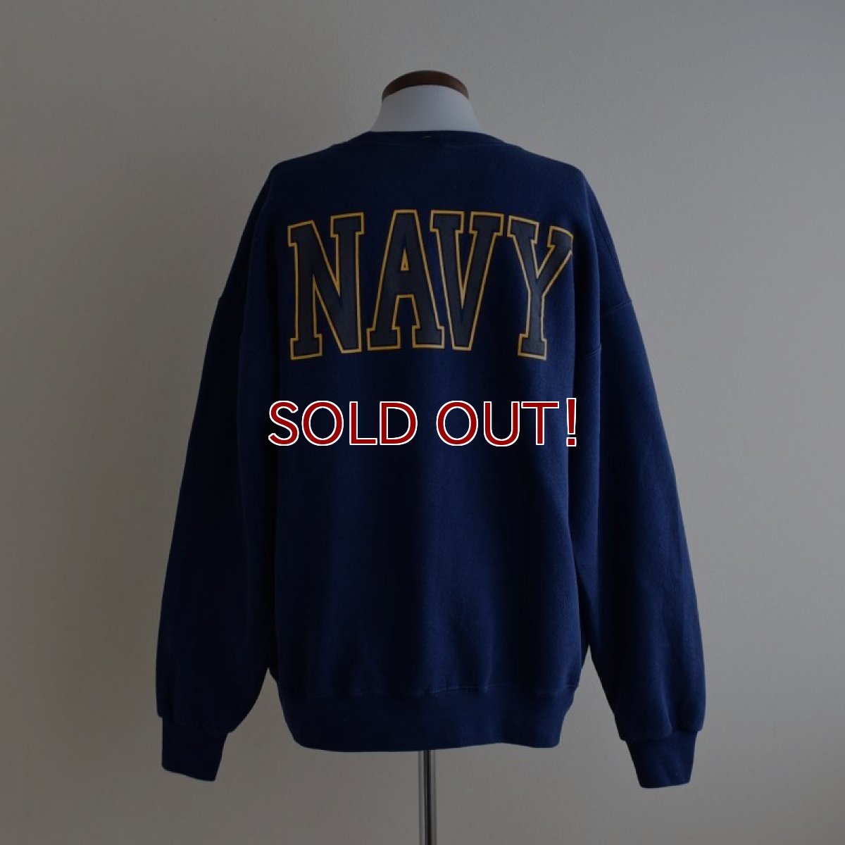 画像3: US.NAVY スウェット　 "MADE IN USA"　 表記XL  (3)