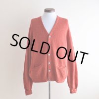 1960-70s ALL SPORTS CASUALS モヘア混ニットカーディガン　 "30％ MOHAIR"　 表記XL 