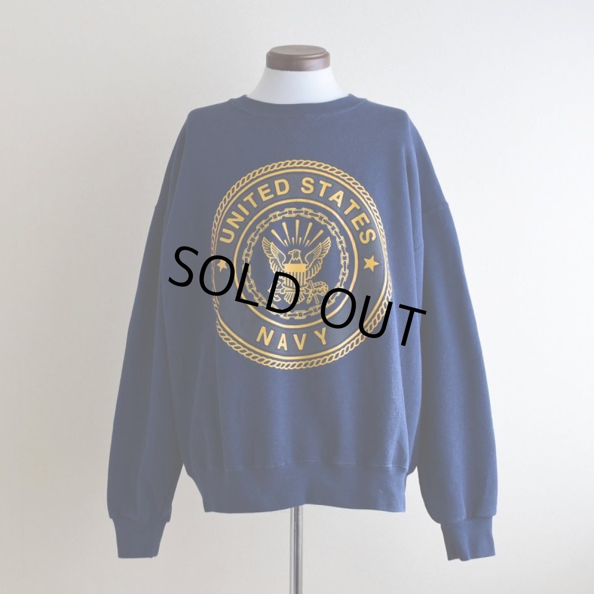 画像1: US.NAVY スウェット　 "MADE IN USA"　 表記XL  (1)
