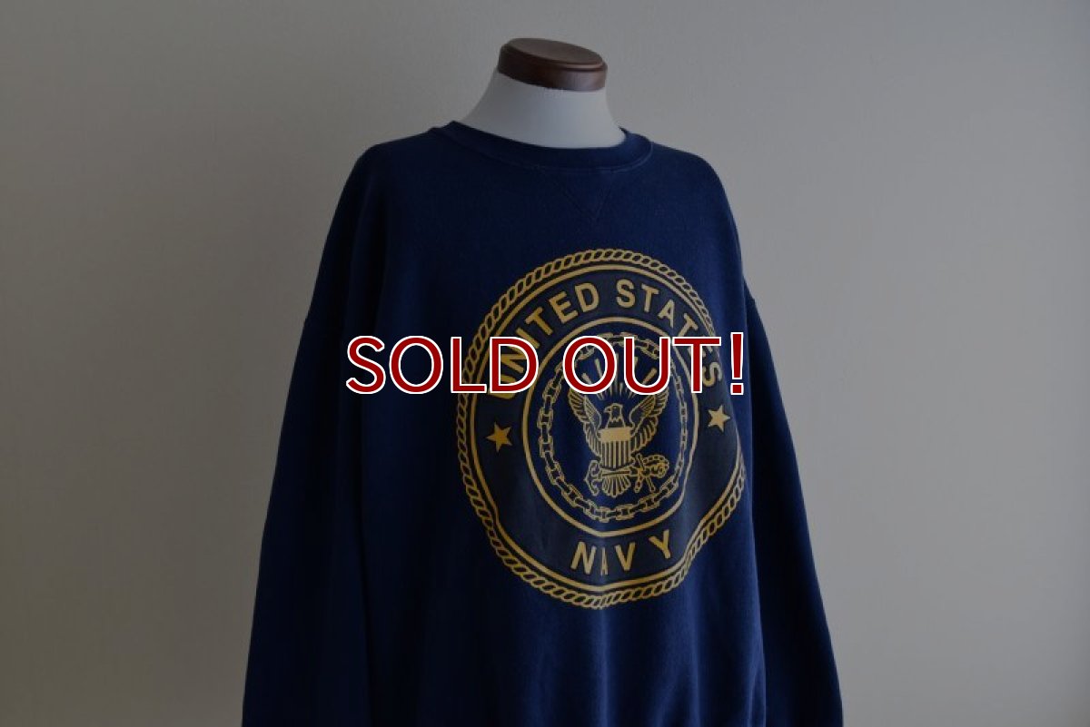 画像6: US.NAVY スウェット　 "MADE IN USA"　 表記XL  (6)