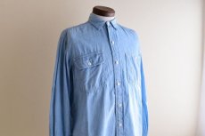 画像6: 1980-90s Polo RALPH LAUREN ガチャポケシャンブレーシャツ　 "MADE IN USA"　 表記S  (6)