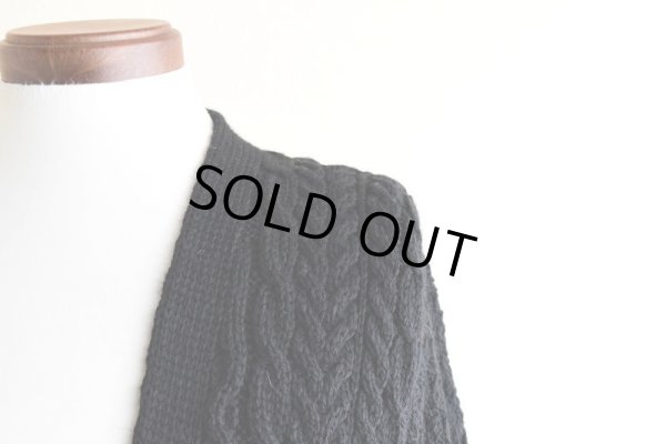 画像8: ARAN SWEATER MARKET フィッシャーマンニットカーディガン　 "MADE IN IRELAND"　 表記M 