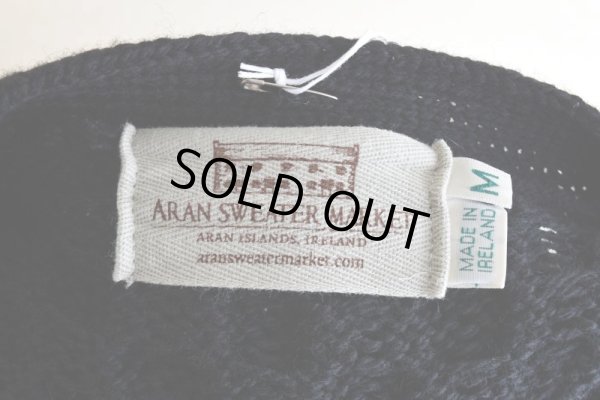 画像5: ARAN SWEATER MARKET フィッシャーマンニットカーディガン　 "MADE IN IRELAND"　 表記M 