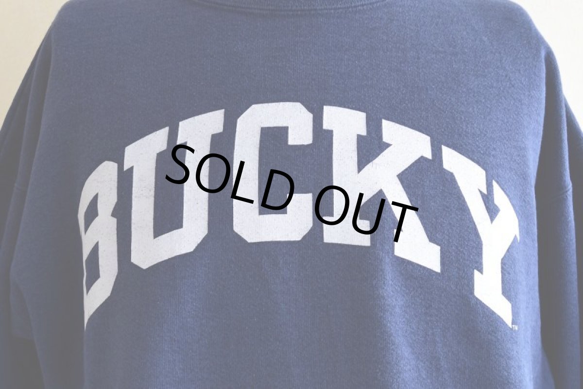 画像8: 1990s BUCKY カレッジスウェット　 表記XL  (8)