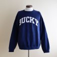 画像1: 1990s BUCKY カレッジスウェット　<br>表記XL<br> (1)